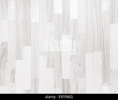 Parquet bianco texture di legno Foto Stock