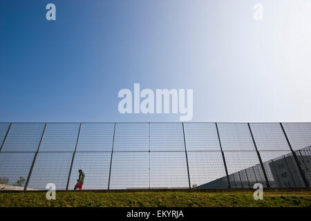 L'Italia, Milano, interno del carcere di Bollate, maratona Vivicittà Foto Stock