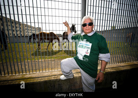 L'Italia, Milano, interno del carcere di Bollate, maratona Vivicittà Foto Stock