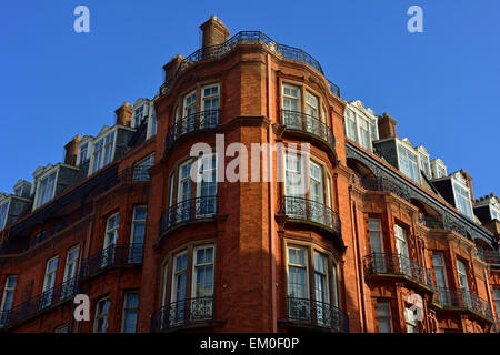 Il Claridge Hotel 5 stelle, Brook Street, Davies Street, Mayfair, West London, Regno Unito Foto Stock
