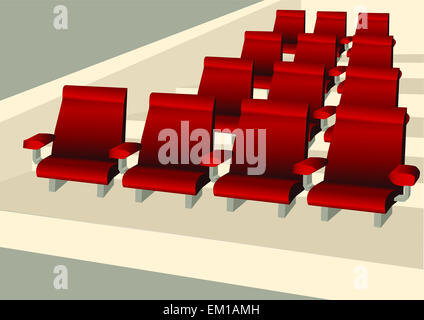 Posti vuoti. Foto Stock