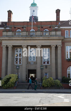 Esterno il colpo di Nuneaton Town Hall, HQ di Nuneaton & Bedworth Consiglio comunale Foto Stock