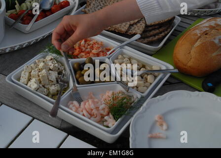 Smorgasbord. Foto Stock