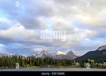 Ago montagne gamma, Weminuche wilderness, Colorado, STATI UNITI D'AMERICA Foto Stock