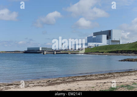 Centrale nucleare di Torness, Dunbar, East Lothian, Scozia, Regno Unito Foto Stock