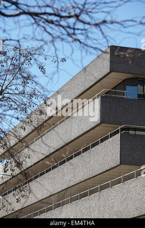 IBM edificio. South Bank di Londra: dettaglio Foto Stock