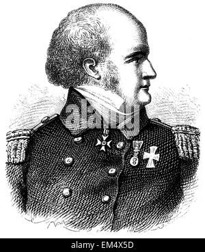 Sir John Franklin (nato il 16 aprile 1786 , morto Giugno 11, 1847 ) Foto Stock