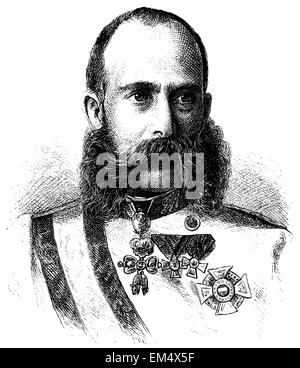 Franz Joseph I (nato il 18 agosto 1830) Foto Stock