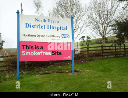 North Devon District Hospital, Raleigh park, Barnstaple, North Devon Foto Stock