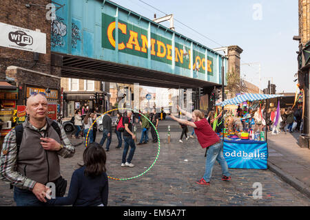 Camden Lock market a Londra Foto Stock