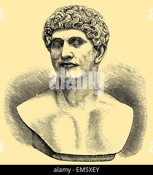 Marcus Antonius, Mark Antony (sopportato il 14 gennaio 83 BC, morì il 1 agosto, 30 BC), e politico romano generale Foto Stock