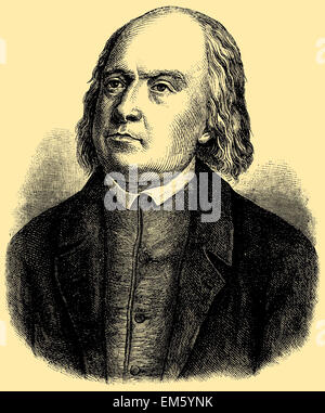 Jeremy Bentham (15 febbraio 1748 - 6 giugno 1832), inglese giurista e filosofo, legale e riformista sociale Foto Stock