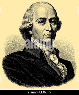 Johann Gottfried von Herder (1744 - 1803), filosofo tedesco, teologo, poeta e critico letterario Foto Stock