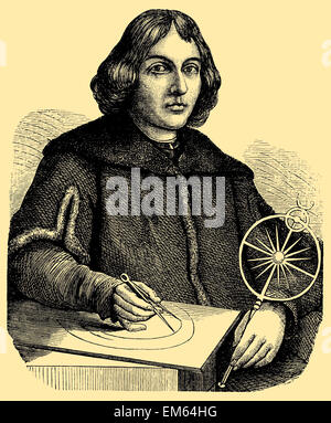 Nicolaus Copernicus (1473 - 1543), l'astronomo rinascimentale Foto Stock