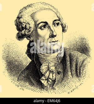 Antoine-Laurent de Lavoisier, anche Antoine Lavoisier (1743 - 1794), chimico francese Foto Stock