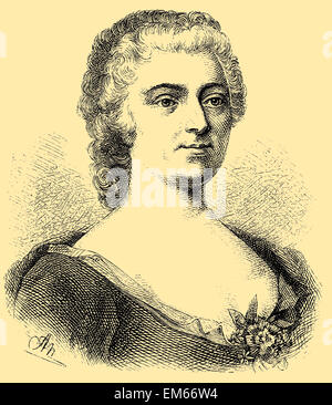 Friederike Caroline Neuber, Die Neuberin, (1697 - 1760), attore tedesco e direttore del teatro Foto Stock