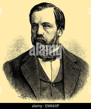 Louis Pasteur (1822-1895), chimico francese e microbiologo Foto Stock