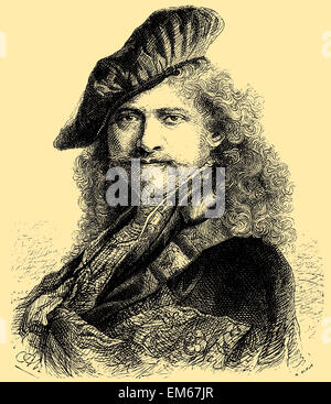 Harmenszoon Rembrandt van Rijn (1606 - 1669), pittore olandese ed incisore Foto Stock