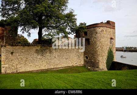 RS 4910. Upnor, Upnor Castle, Medway, Kent, Inghilterra Foto Stock