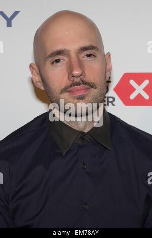 New York, NY, STATI UNITI D'AMERICA. Xvi Apr, 2015. Mick presso gli arrivi per 9° eliminare i tumori del sangue di Gala, Cipriani Wall Street, New York, NY Aprile 16, 2015. Credito: Patrick Cashin/Everett raccolta/Alamy Live News Foto Stock