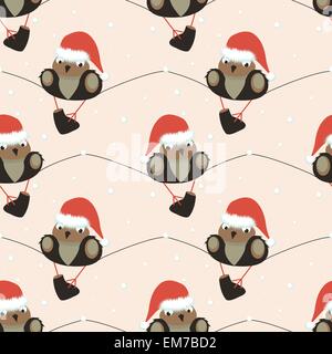 Natale pattern senza giunture Illustrazione Vettoriale