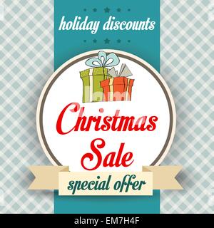 Natale design vendita Illustrazione Vettoriale