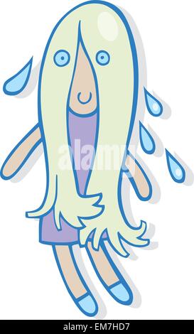 Aquarius segno zodiacale Illustrazione Vettoriale