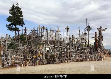 Collina delle Croci, Šiauliai, Lituania Foto Stock