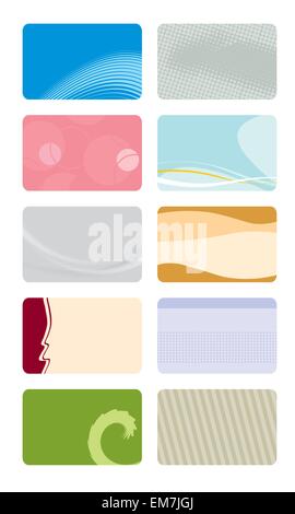 Business cards templates Illustrazione Vettoriale