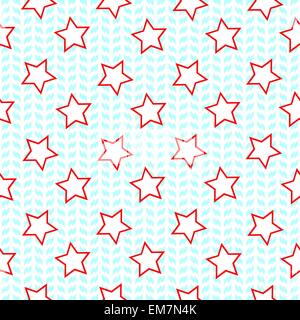 Stelle pattern senza giunture Illustrazione Vettoriale