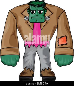 Frankenstein halloween clip art Illustrazione Vettoriale