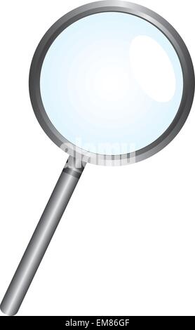 Lente di ingrandimento Illustrazione Vettoriale