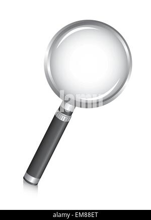Lente di ingrandimento Illustrazione Vettoriale