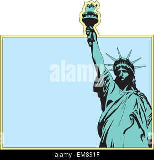 La Statua della Libertà Illustrazione Vettoriale