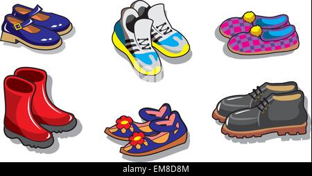 Scarpe Illustrazione Vettoriale
