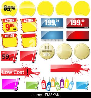 Lo shopping tag Illustrazione Vettoriale