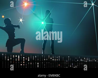 Ragazze che ballano Illustrazione Vettoriale