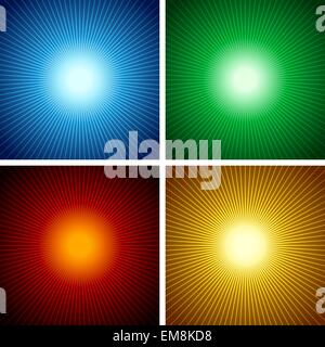 Raggi di luce Illustrazione Vettoriale