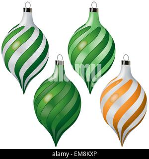 Addobbi natale Illustrazione Vettoriale