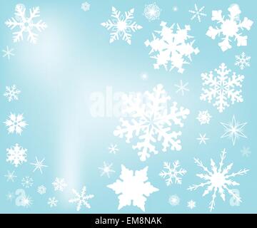 Nevicata Illustrazione Vettoriale