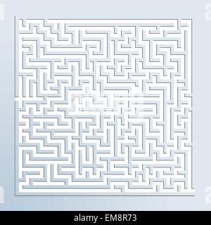 Labirinto dimensionale Illustrazione Vettoriale