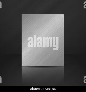 Texture metallica dello sfondo. Illustrazione Vettoriale