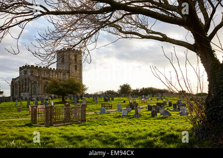 Chiesa di Santa Maria e San Hardulph a Breedon sulla collina, Leicestershire. Foto Stock