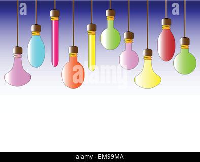 Lampadine Illustrazione Vettoriale