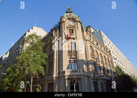 Intendencia edificio, Santiago, Regione Metropolitana, Cile Foto Stock