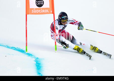 Val Badia, italia 21 dicembre 2014. BRENNSTEINER Stefan (Aut) competere nel Audi FIS Coppa del Mondo di sci alpino maschile Foto Stock