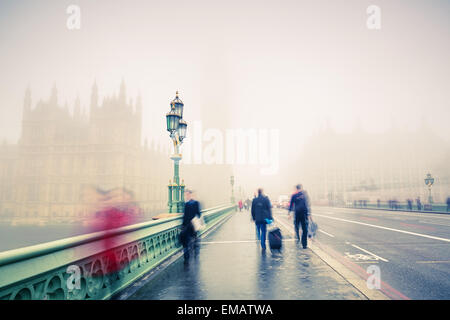 Westminster Bridge di Londra Foto Stock