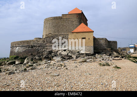 Fort Mahon a Ambleteuse, Pas de Calais, Francia. Progettato da Vauban nel XVII secolo Foto Stock