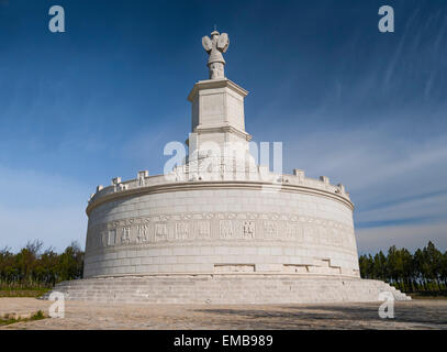 Tropaeum Traiani ,un romano monumento trionfale in Adamclisi, Constanta - Romania Foto Stock