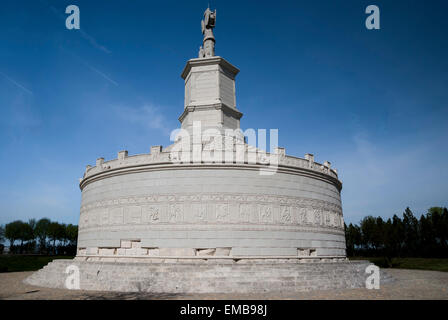 Tropaeum Traiani ,un romano monumento trionfale in Adamclisi, Constanta - Romania Foto Stock